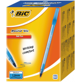 Bic Tükenmez Kalem Round Stick 1.0 MM 60 Lı Mavi - 1