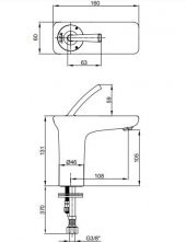 ECA Novita Lavabo Bataryası 102108925H 20 Yıl Garantili E.C.A. thumbnail 2