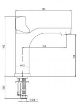 ECA Myra Dokunmatik Lavabo Bataryası 102188031H E.C.A.                      20 Yıl Garantili - 2