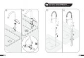 ECA Luna Yüksek Tip Lavabo Bataryası Altın Renkli  102808949 E.C.A. - 8