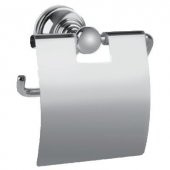 Serel Banyo Luna Tuvalet Kağıtlığı Kapaklı Krom 140110009 E.C.A - 1