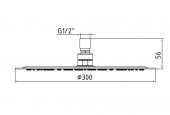 ECA Banyo İnce Duş Başlığı Hijyen Pirinç Q300 102145014 E.C.A - 2