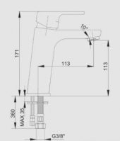 AR Lunetta Lavabo Bataryası 102188107 Eca Kalitesiyle - 2