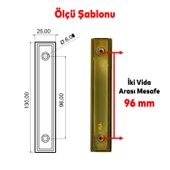 Monte Mobilya Mutfak Çekmece Dolap Dolabı Kapak Kulpu Kulpları Kulbu Plastik Gold Altın Kulp 96 Mm thumbnail 5