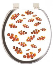 Softy Jumbo Desenli Yumuşak Klozet Kapağı Beyaz thumbnail 1