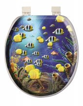 Softy Jumbo Desenli Yumuşak Klozet Kapağı Beyaz thumbnail 2