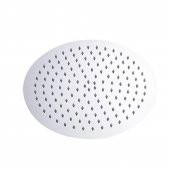 T-MAY Banyo Sardes Oval İnce Tepe Duş Seti Başlığı 25x25 Paslanmaz Metal - 1