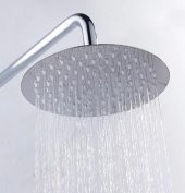 T-MAY Banyo Sardes Oval İnce Tepe Duş Seti Başlığı 25x25 Paslanmaz Metal - 3