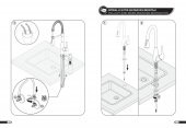 ECA Nita Kuğu Borulu Lavabo Bataryası 102188036 20 Yıl Garantili E.C.A. - 8