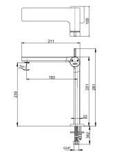 ECA Purity Yüksek Tip Lavabo Bataryası 102188046H 20 Yıl Garantili E.C.A. - 2