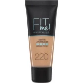 Maybelline Fit Me Matte+Poreless Likid Fondöten No: 220 Natural Beige - 1