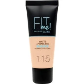 Maybelline Fit Me Matte+Poreless Likit Fondöten No: 115 Ivory - 1