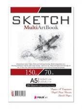 Zigana A5 Tutkallı Sketchbook 150 gr. Beyaz 25 yaprak - 1