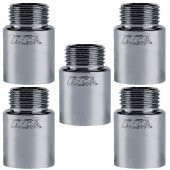 5 Adet ECA 1/2  3cm Uzatma Krom (Musluk Uzatma) 102134017 Pirinç E.C.A - 1