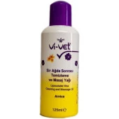 Vi-Vet Sir Ağda Sonrası Temizleme ve Masaj Yağı Arnica 125 ml - 1