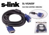 S-link SL-VGA03F 3mt e-d Ekran Kartı Vga Uzatma - 1