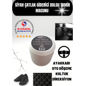 Sağdıç Saraciye Siyah Deri Çatlak Giderici Tamir Macunu csagdic7878 - 1