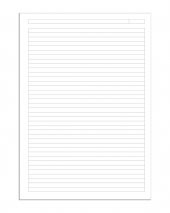 Okul Defteri A4 72 yp. Spiralli ÇİZGİLİ - 3