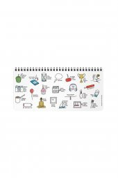 Planner Spiralli 13x27 Cm Hisli Şeyler-zirvedeyim Canım Duymuyorum - 3