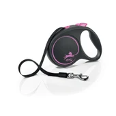 Flexi Black Desing 5 Mt Şerit L Pembe - 1