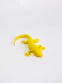 3D Kertenkele Gecko Figürlü Model Oyuncak - Sarı thumbnail 5