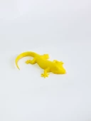 3D Kertenkele Gecko Figürlü Model Oyuncak - Sarı thumbnail 1