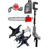 Swazer S12 Pro 4X4hp 2 Zamanlı Sırt Tipi Benzinli Tırpan 12 PARÇA APARAT SETLİ - 3