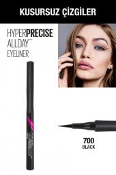 Maybelline New York Hyper Precise All Day Eyeliner - 700 Siyah - 3