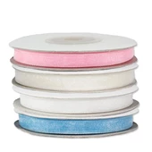 0,8cm X 22,5metre Düz Organze Kurdela - 1