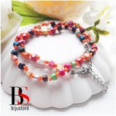 Makreme Örme Bambu Boncuk Kadın Bileklik - 2