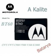 Motorola C975 V975 C980 V980 V360 E1000 Batarya BT60 A Kalite Batarya - 2