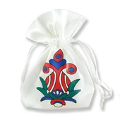 12 Adet Lale Motifli Saten Kese 7x9cm thumbnail 1