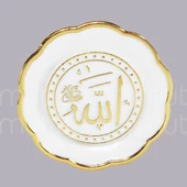 25 Adet Allah(cc)-Muhammed(sav) Yazılı Yuvarlak Süs - 12