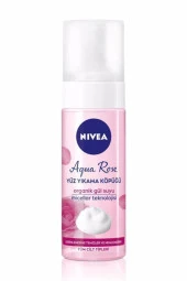 Nivea Aqua Rose Organik Gül Suyu İçeren Yüz Yıkama Köpüğü 150 ml - 1