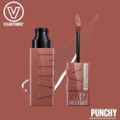 Maybelline New York Super Stay Vinyl Ink Likit Parlak Ruj - 120 Punchy - 3