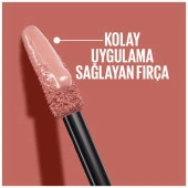 Maybelline New York Super Stay Vinyl Ink Likit Parlak Ruj - 120 Punchy - 6