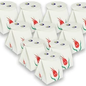 50 Adet İçinde Kına Olan Kına Kutusu Lale Motif thumbnail 2