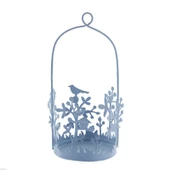 12 Adet Kuşlu Metal Mumluk Küçük Sepet - 4