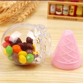 12 Adet 6x11cm Dondurma Külah Plastik Kutu - 3