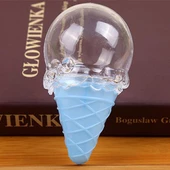 12 Adet 6x11cm Dondurma Külah Plastik Kutu - 2