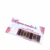 Express Manikür Bej Yaprak Tırnak Stickerı - 1