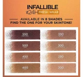 L’Oréal Paris İnfaillible 24H Fresh Wear Matte Bronzer Pudra - 300 Light Clair - 4