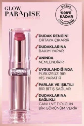 L’Oréal Paris Glow Paradise Balm-in-Lipstick - Işıltı Veren Ruj 642 Beige Eden thumbnail 5