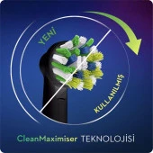 Oral-B Cross Action CleanMaximiser Black Edition Diş Fırçası Yedek Başlığı 4'lü - 3
