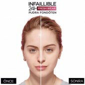 L’Oréal Paris Infaillible 24H Fresh Wear Pudra Fondöten 140 Golden Beige - 4