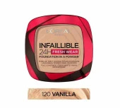 L’Oréal Paris Infaillible 24H Fresh Wear Pudra Fondöten 120 Vanilla - 1