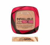 L’Oréal Paris Infaillible 24H Fresh Wear Pudra Fondöten 220 Sand - 1
