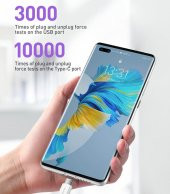 Baseus USB to TYPE-C PD 66W 1M Ultra Hızlı TYPE-C Şarj Kablosu Huawei Samsung Xiaomi Şarj Kablosu - 2