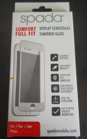 APPLE İPHONE 6/6S FULL FİT SİYAH MERİDYENDUKKAN GLASS ORJİNAL SPADA KIRILMAZ CAM - 1