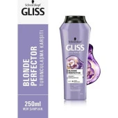 Gliss Blonde Perfector Turunculaşma Karşıtı Onarıcı Mor Şampuan 250 Ml - 2